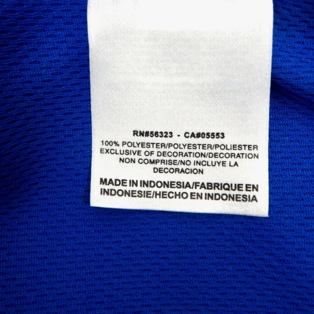 NEW! Nike Dri Fit Short Sleeve Active Wear Shirt Royal Blue SZ Large